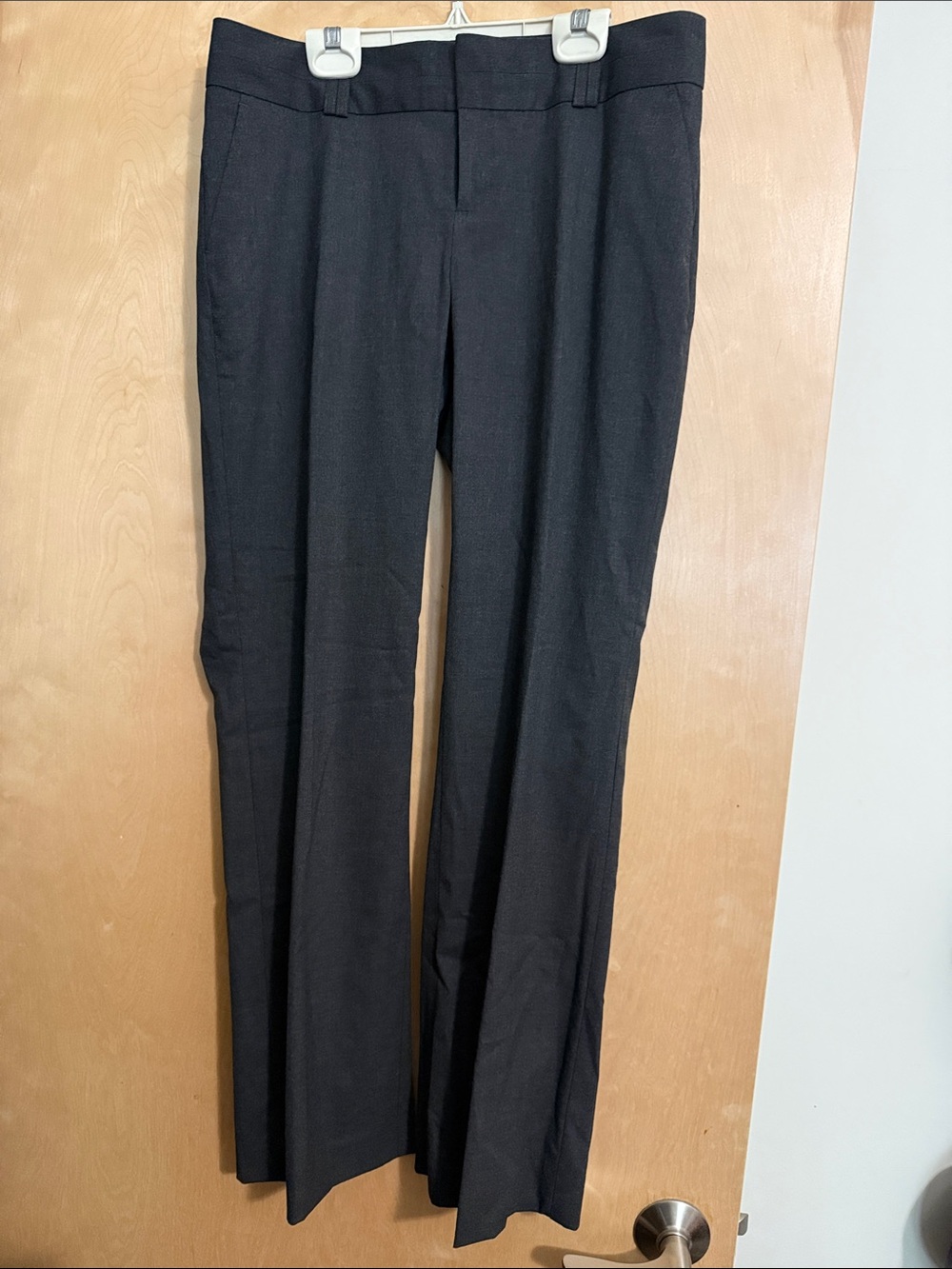 Banana Republic Black Boot-Cut Dress Pants